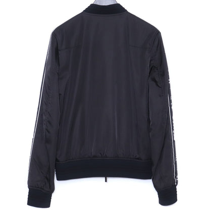 DIOR MA- Atelier Logo Tape MA-1 Bomber Jacket Black Size 48
