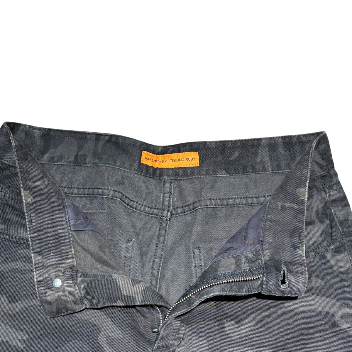 RAF SIMONS 14AW "STERLING RUBY" Camo Skinny Multi Ring Size 44