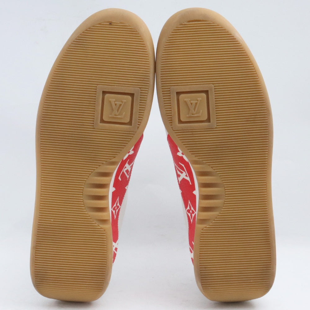 Louis Vuitton Supreme Monogram Sneakers White Size 7.5