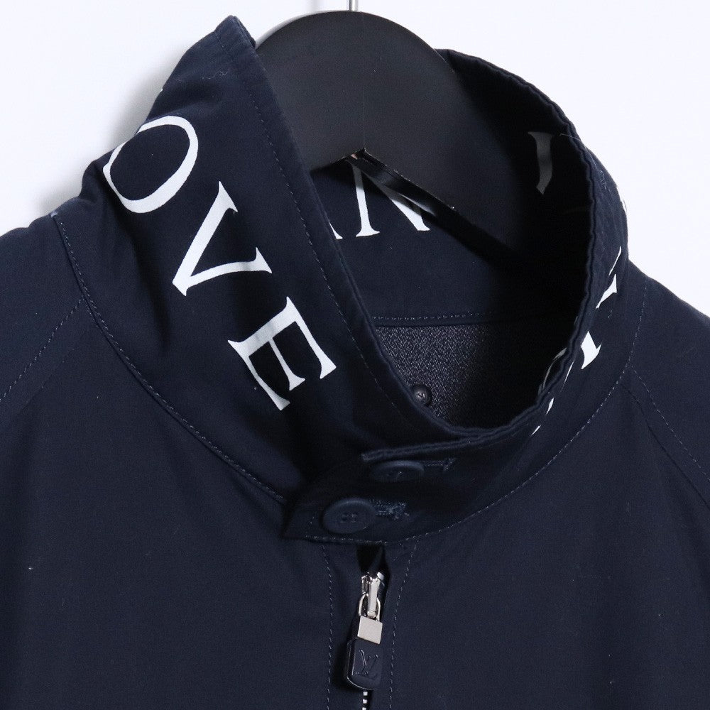 LOUIS VUITTON 18AW Peace & Love Jacket Navy Size 56