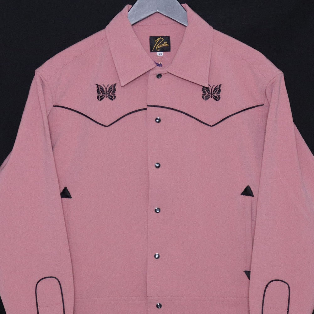 NEEDLES Piping Cowboy Jacket Pink Size XS