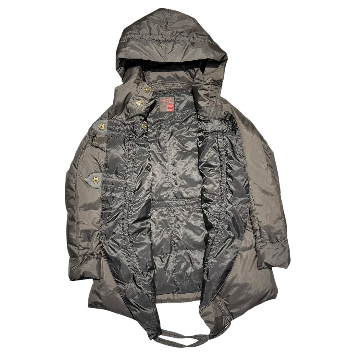 MARITHE FRANCOIS GIRBAUD 10AW Big Hood Coat Brown Size L