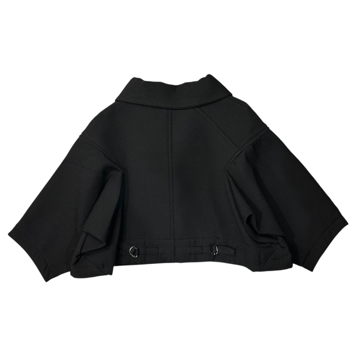 COMME des GARCONS 05SS Wool Bonding Wide Coat Black Size M