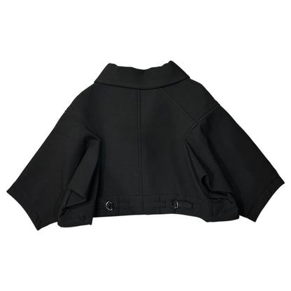 COMME des GARCONS 05SS Wool Bonding Wide Coat Black Size M