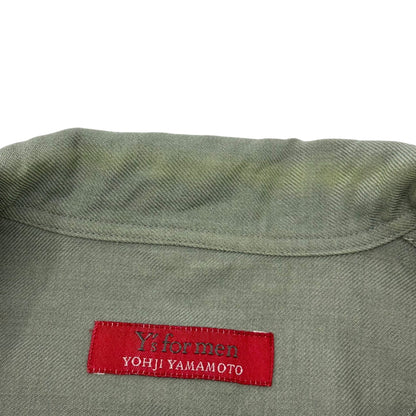 Y's for men 90s Open Collar Front Pocket Jacket Size 3