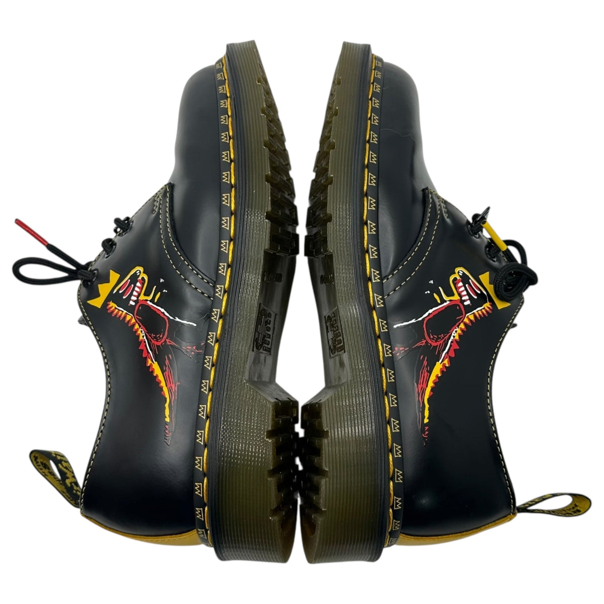 DR.MARTENS Basquiat II 3-Hole Leather Shoes Sneakers Size 25.0CM
