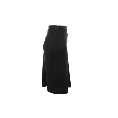 Celine CÉLINE by Phoebe Philo Black Silk Skirt Size 34
