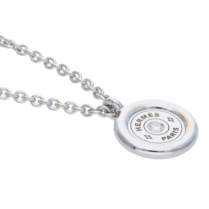 Hermes HERMÈS 2000s Silver Necklace Size 46.5CM
