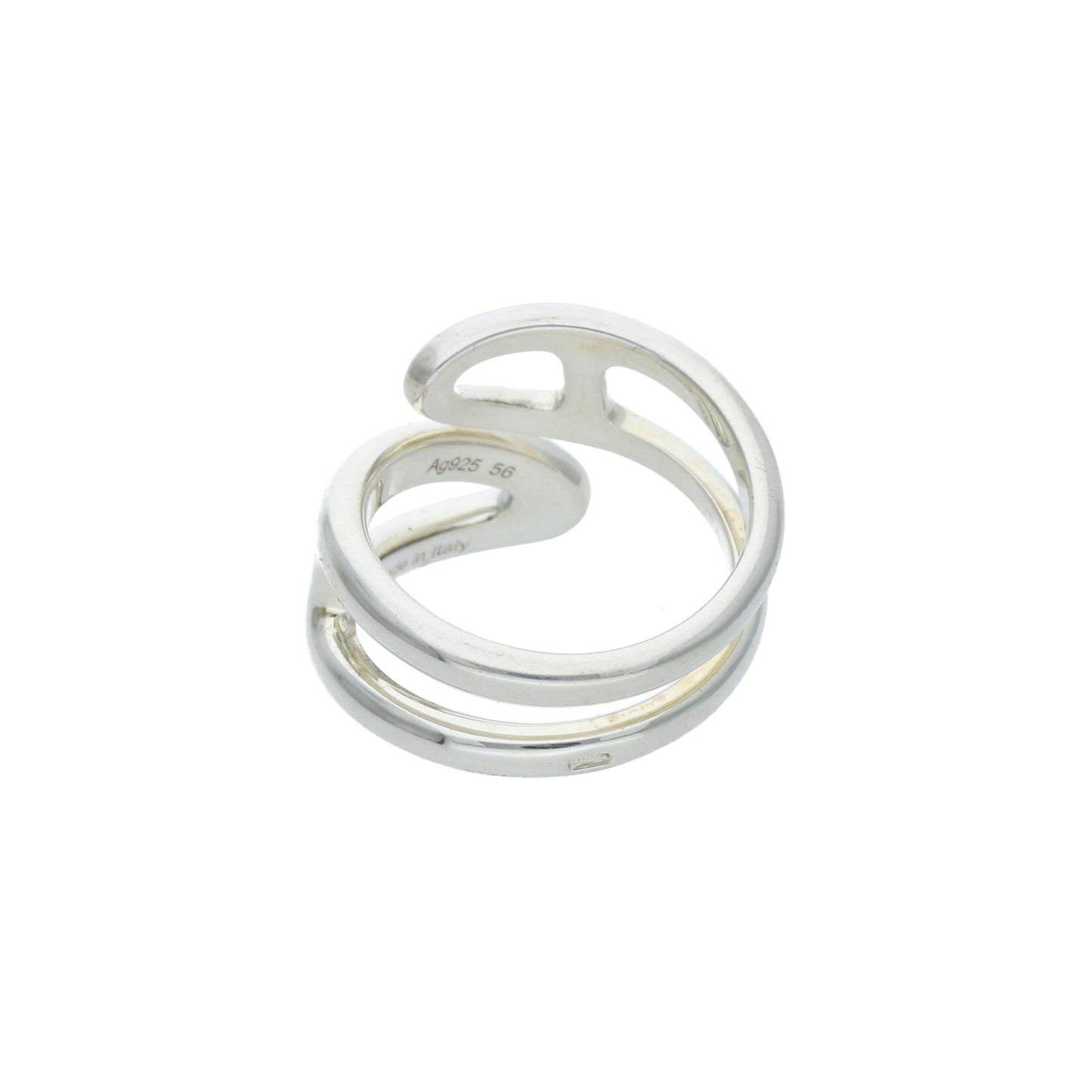 Hermes HERMÈS 2010s 925 Sterling Silver Ring