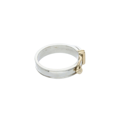 Hermes HERMÈS 2000s Silver Gold 925 Ring