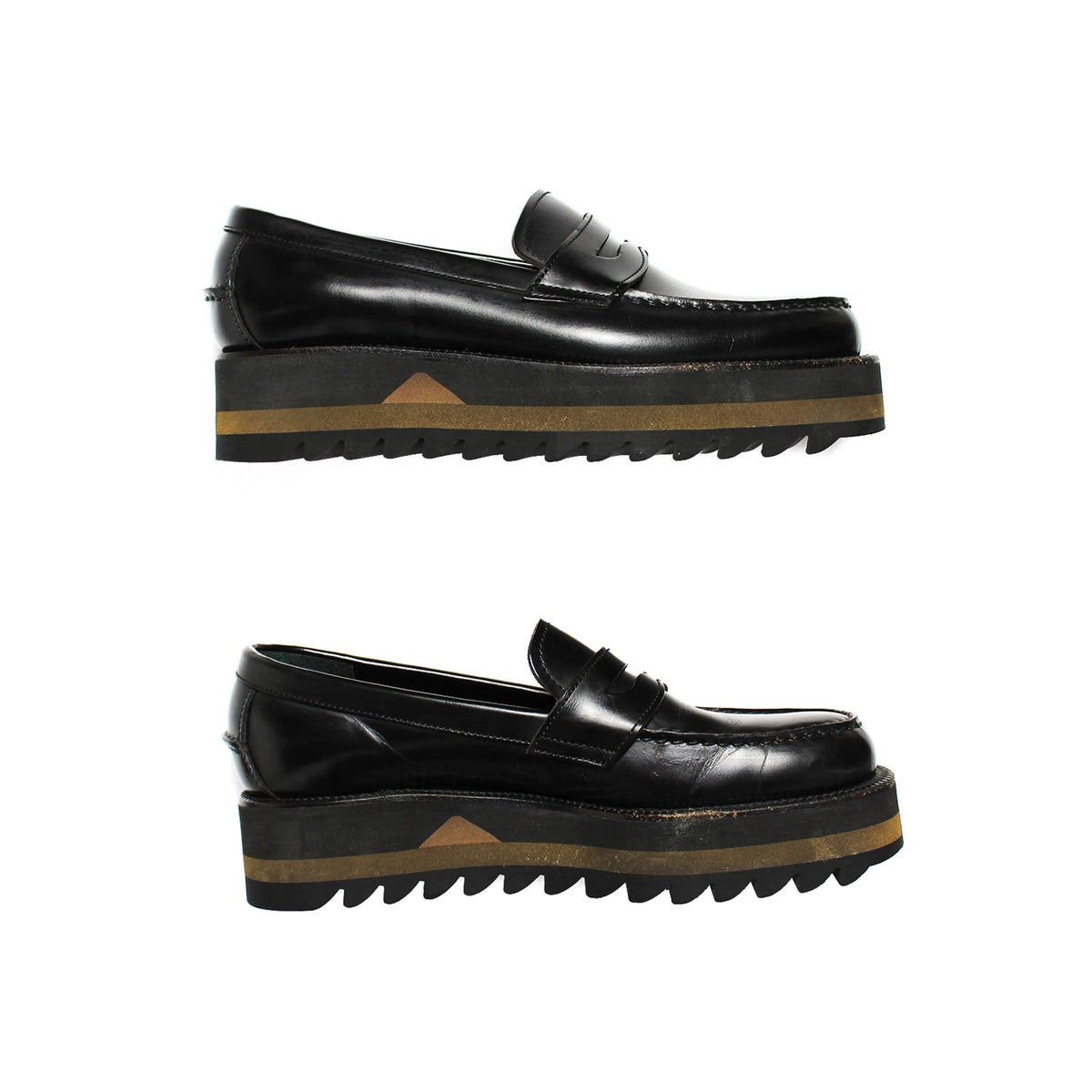 COMME des GARCONS HOMME PLUS 1994 A/W Black Sneakers Size 25