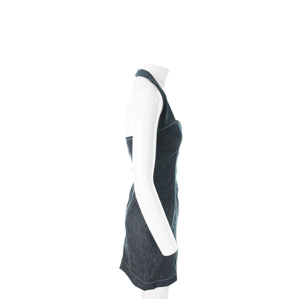 Jean Paul GAULTIER Indigo Cotton Dress Size 42