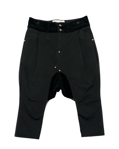 GANRYU Wide Leg Cropped Pants