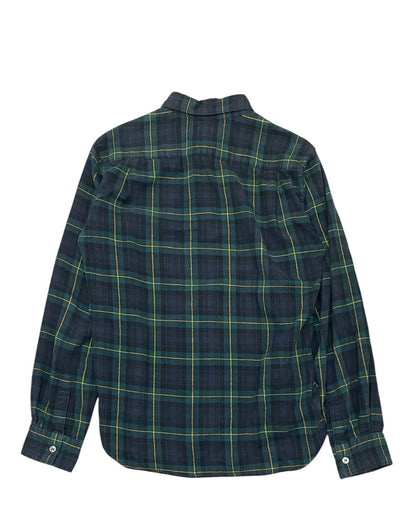 Comme des Garcons HOMME Check Shirts Blue x Green