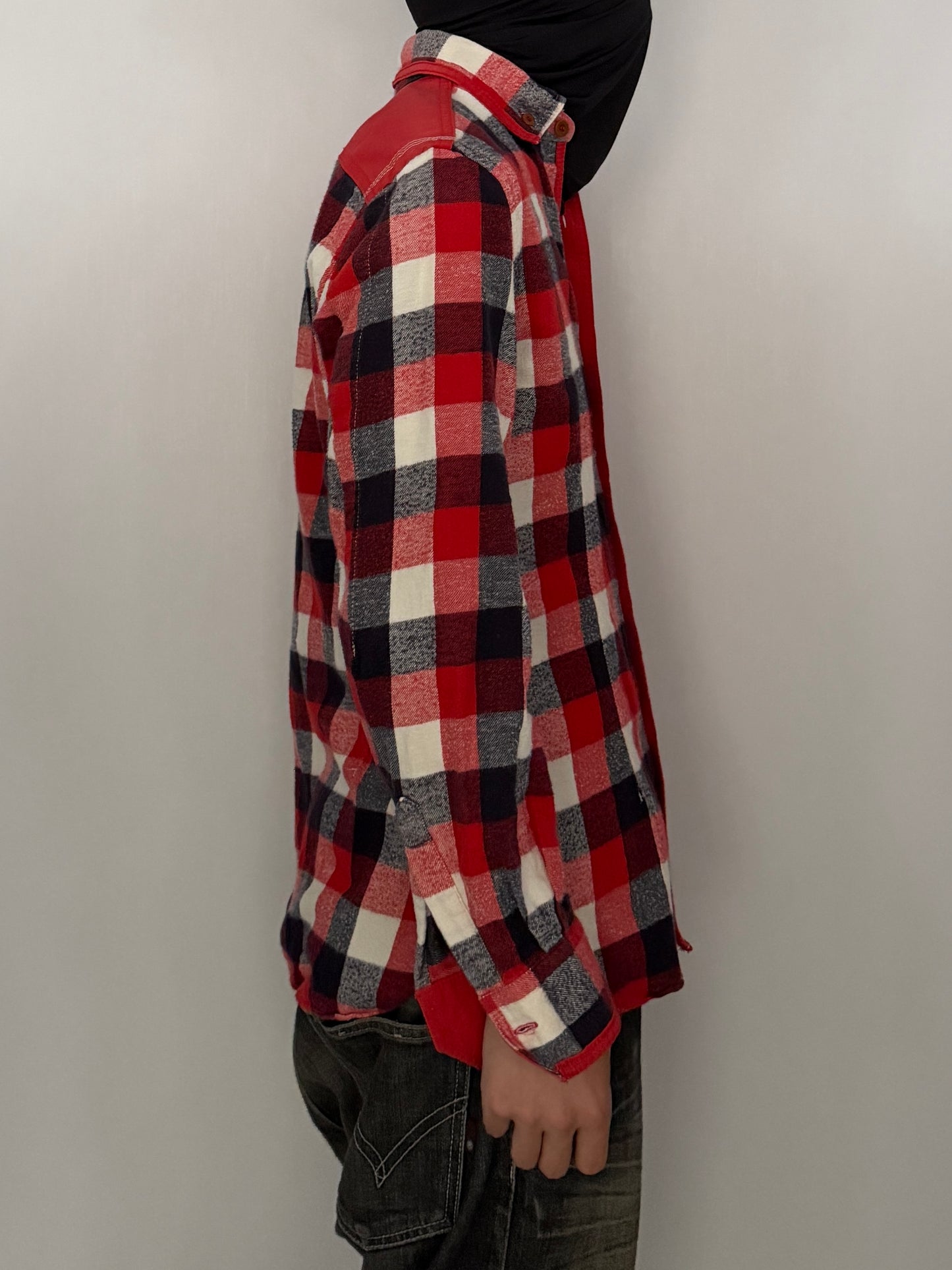 Junya Watanabe MAN Multi Patchwork Check Shirt Size S