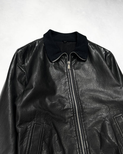 10sei0otto GUIDI Leather Slim Zip Blouson Size 44