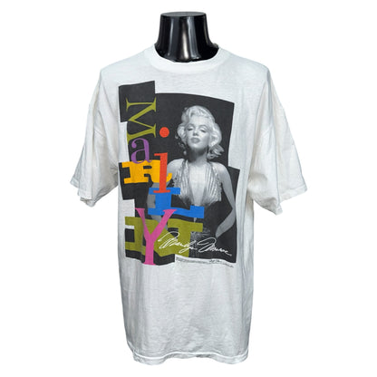 MARILYN MONROE 90s Vintage Double Sided Print Size XL