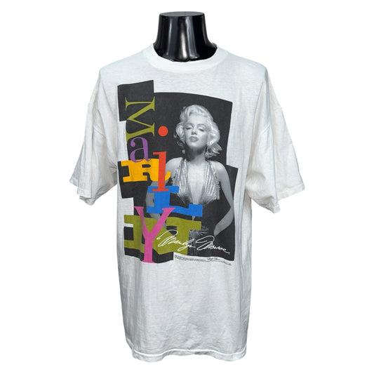 MARILYN MONROE 90s Vintage Double Sided Print Size XL