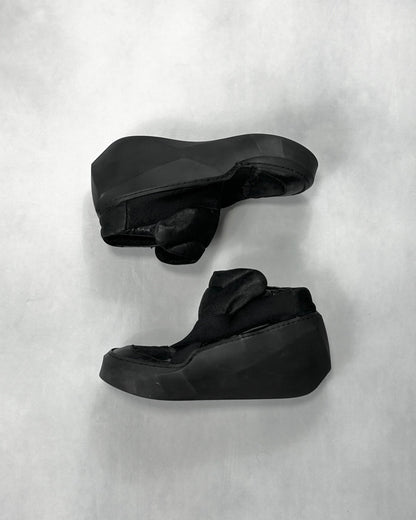 Julius Polygon Platform Goatskin Boots (S/S2015) Size 13