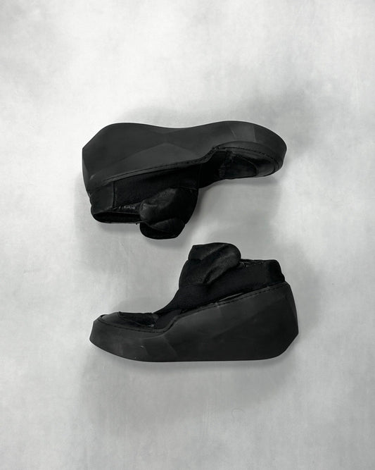 Julius Polygon Platform Goatskin Boots (S/S2015) Size 13