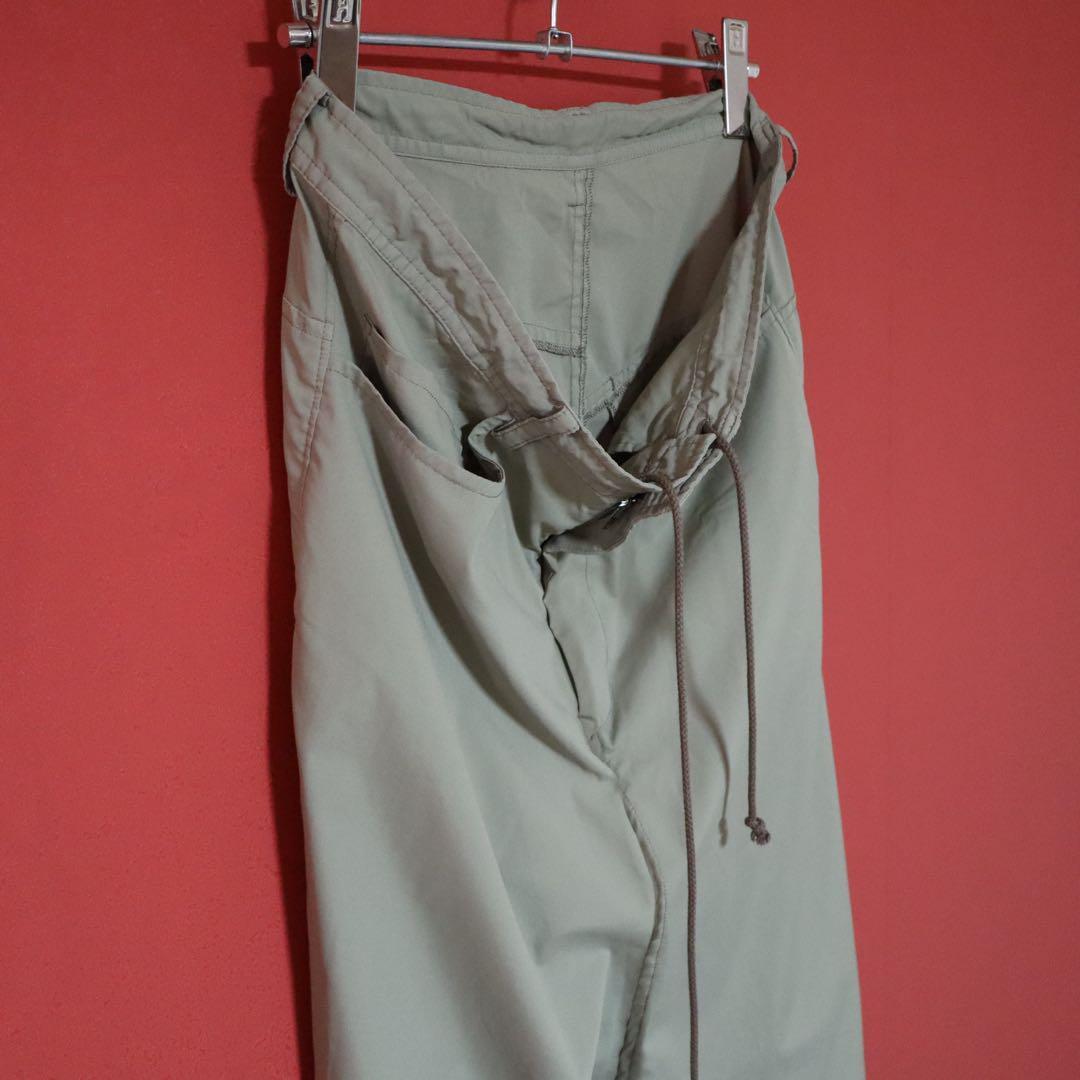 Yohji Yamamoto 19SS Garment Dyed Stitch Sarouel Pants Size 1