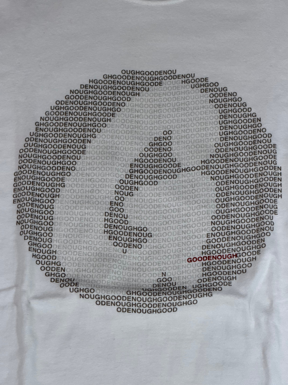GOODENOUGH Micro G Logo T-Shirt White Size L