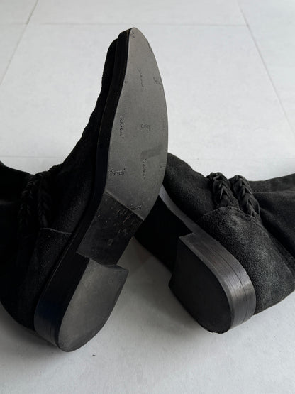 DISCOVERED Suede Engineer Long Boots Size S
