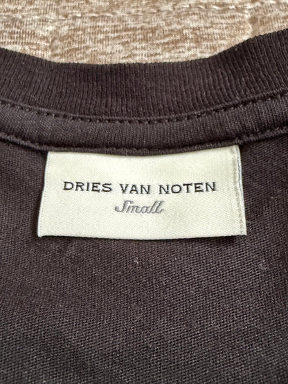 DRIES VAN NOTEN 10s Cotton Panel Line Blazer Black Size 34S