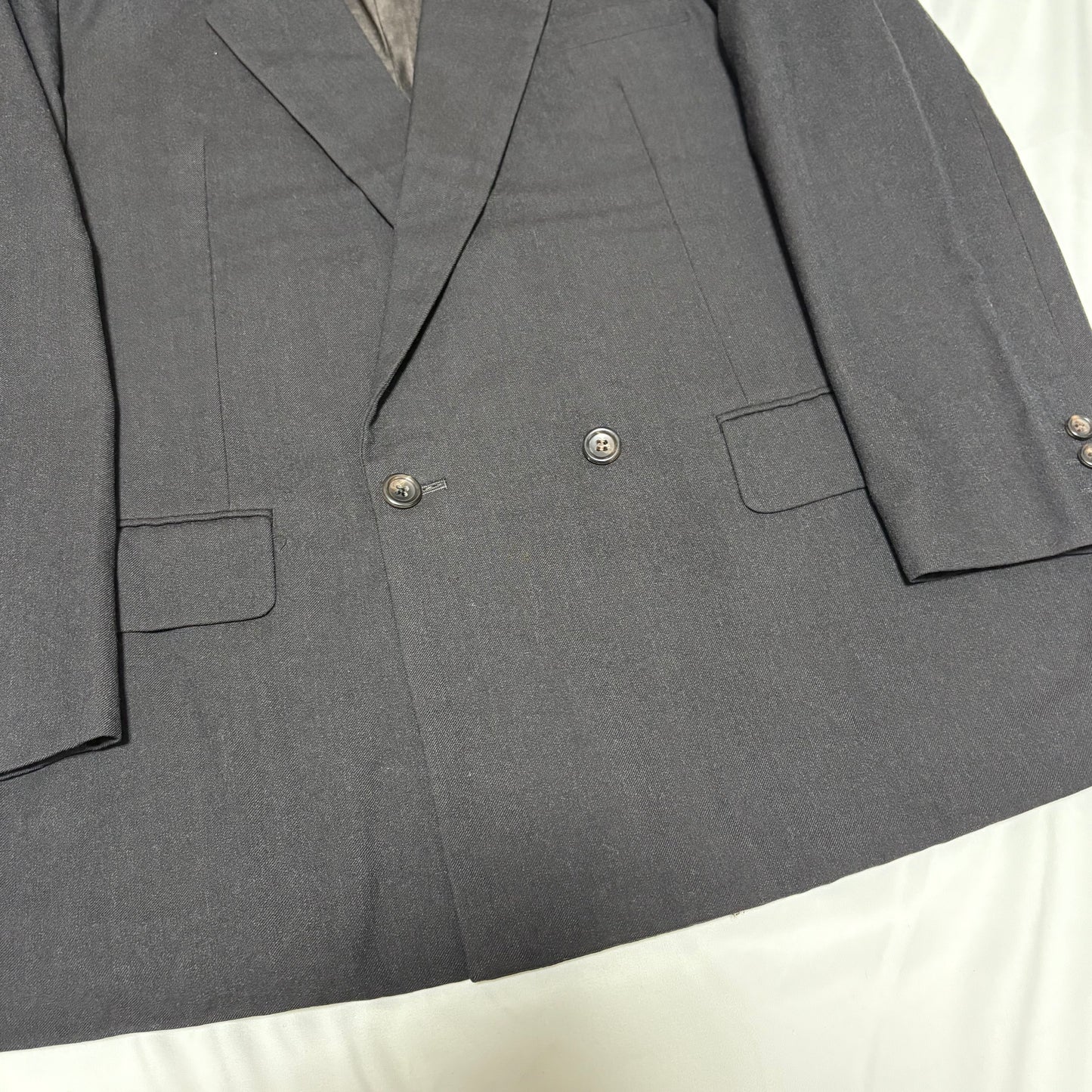 COMME des GARCONS HOMME 80s Brown Wool DB Jacket Size M