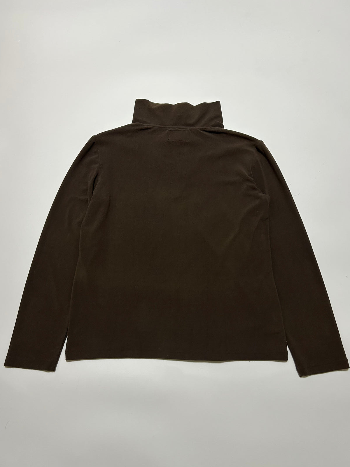 ARMANI JEANS 90s 1/4 Zip Sweatshirt Brown