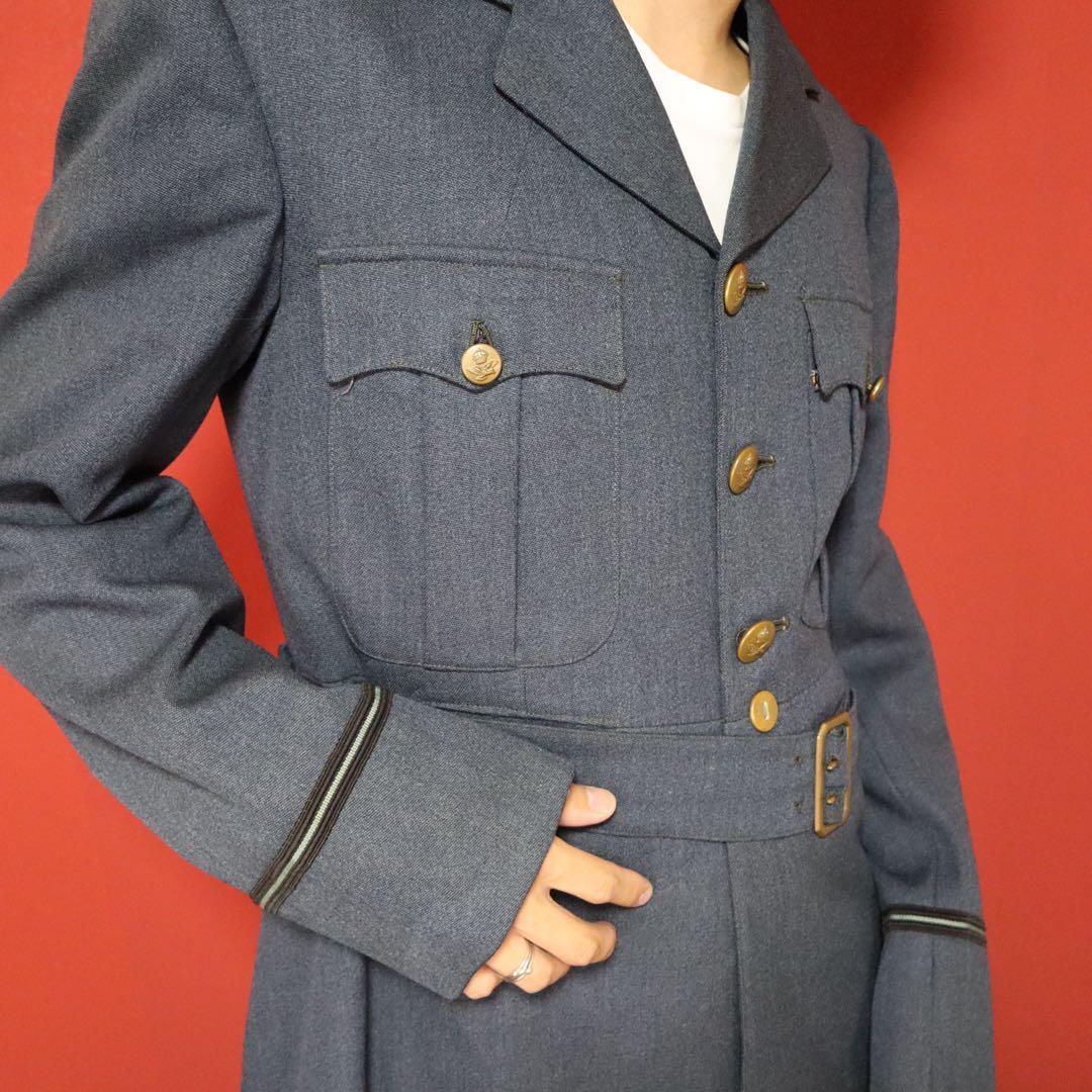 Vintage Burberrys 1950s RAF Military Wool Jacket Size FREE