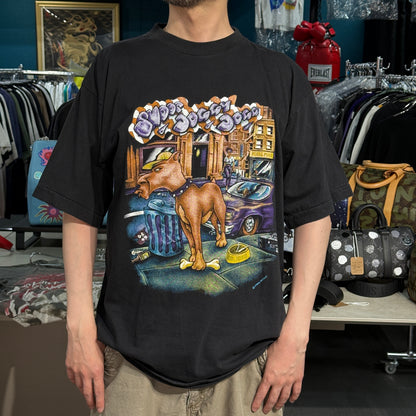 SNOOP DOGGY DOGG 90s "DOGGYSTYLE" Album Art T-Shirt Size L