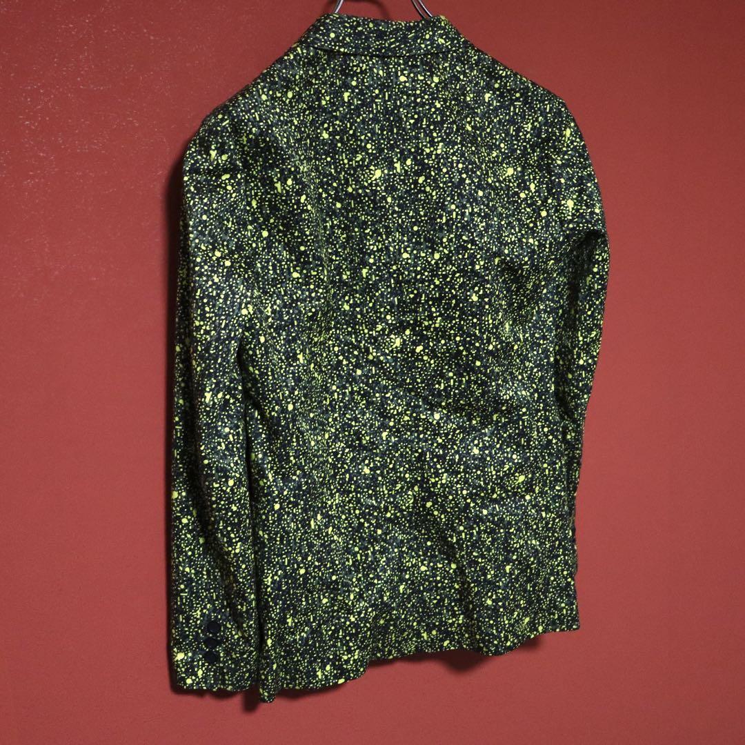 JOHN LAWRENCE SULLIVAN Yellow Pop Dot Pattern Jacket Size XS