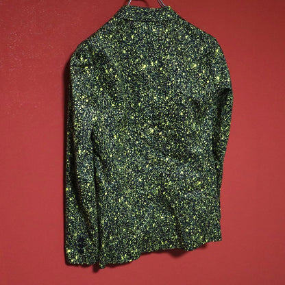 JOHN LAWRENCE SULLIVAN Yellow Pop Dot Pattern Jacket Size XS