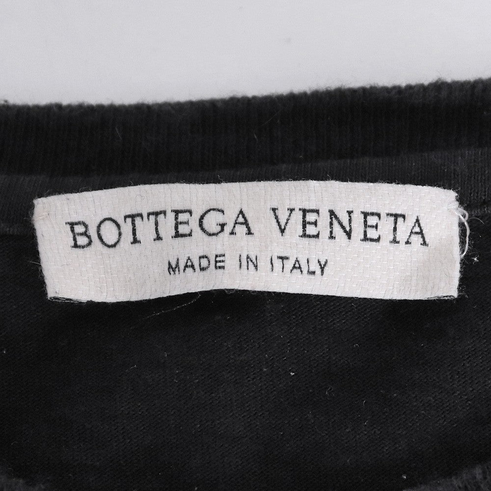 BOTTEGA VENETA Crewneck Logo T-Shirt Black Size 52