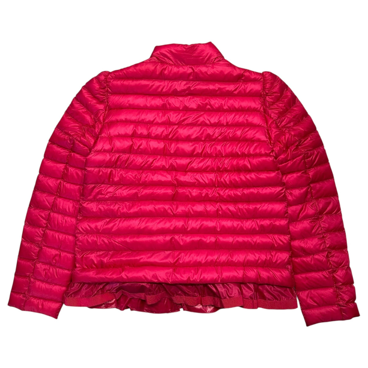 MONCLER AMITA Layered Ruffled Hem Light Jacket Pink Size 3