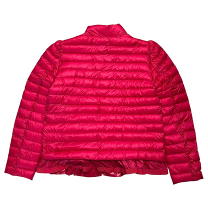 MONCLER AMITA Layered Ruffled Hem Light Jacket Pink Size 3
