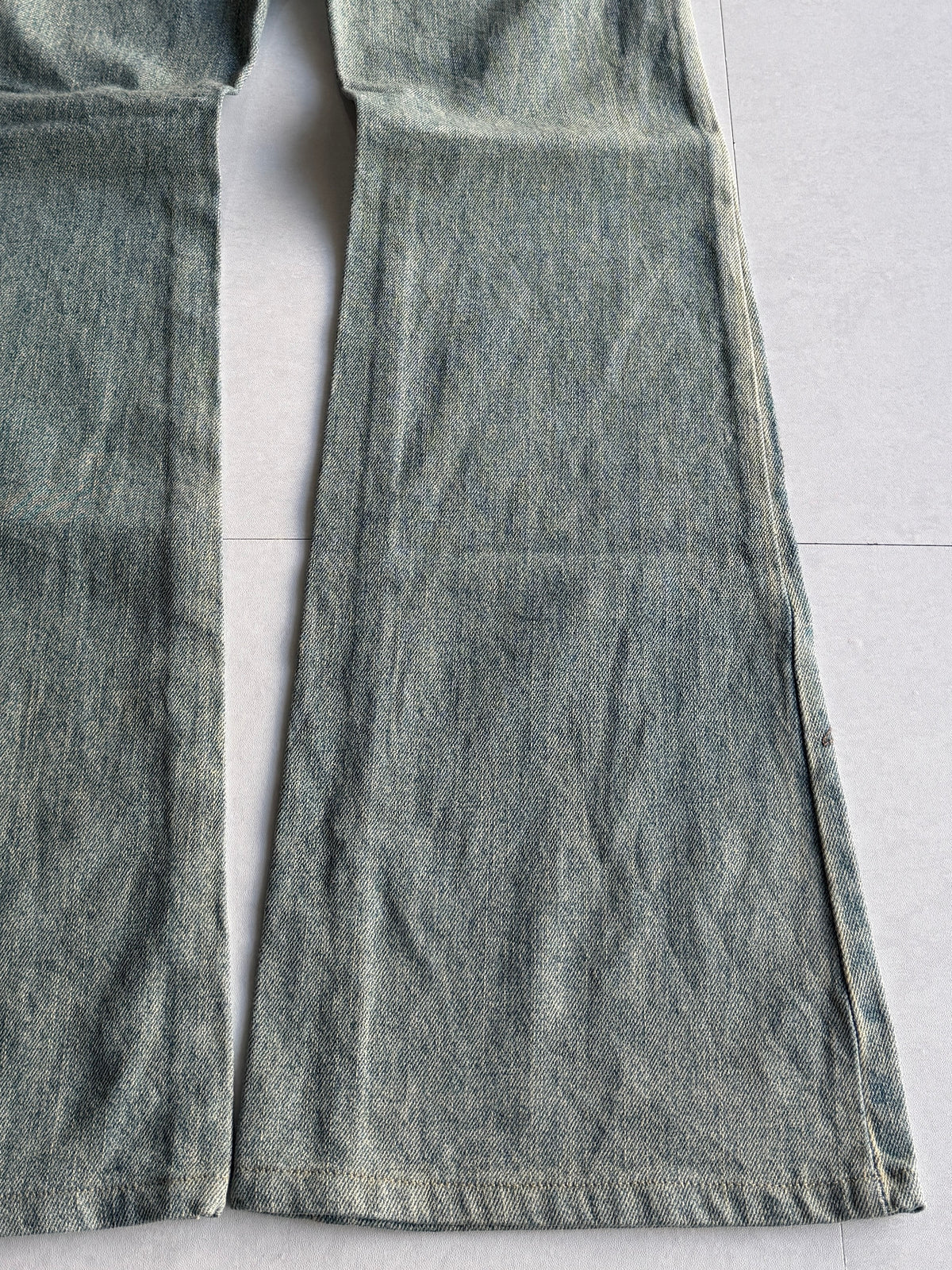 MORGAN Embroidered Flared Denim Size S