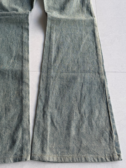 MORGAN Embroidered Flared Denim Size S