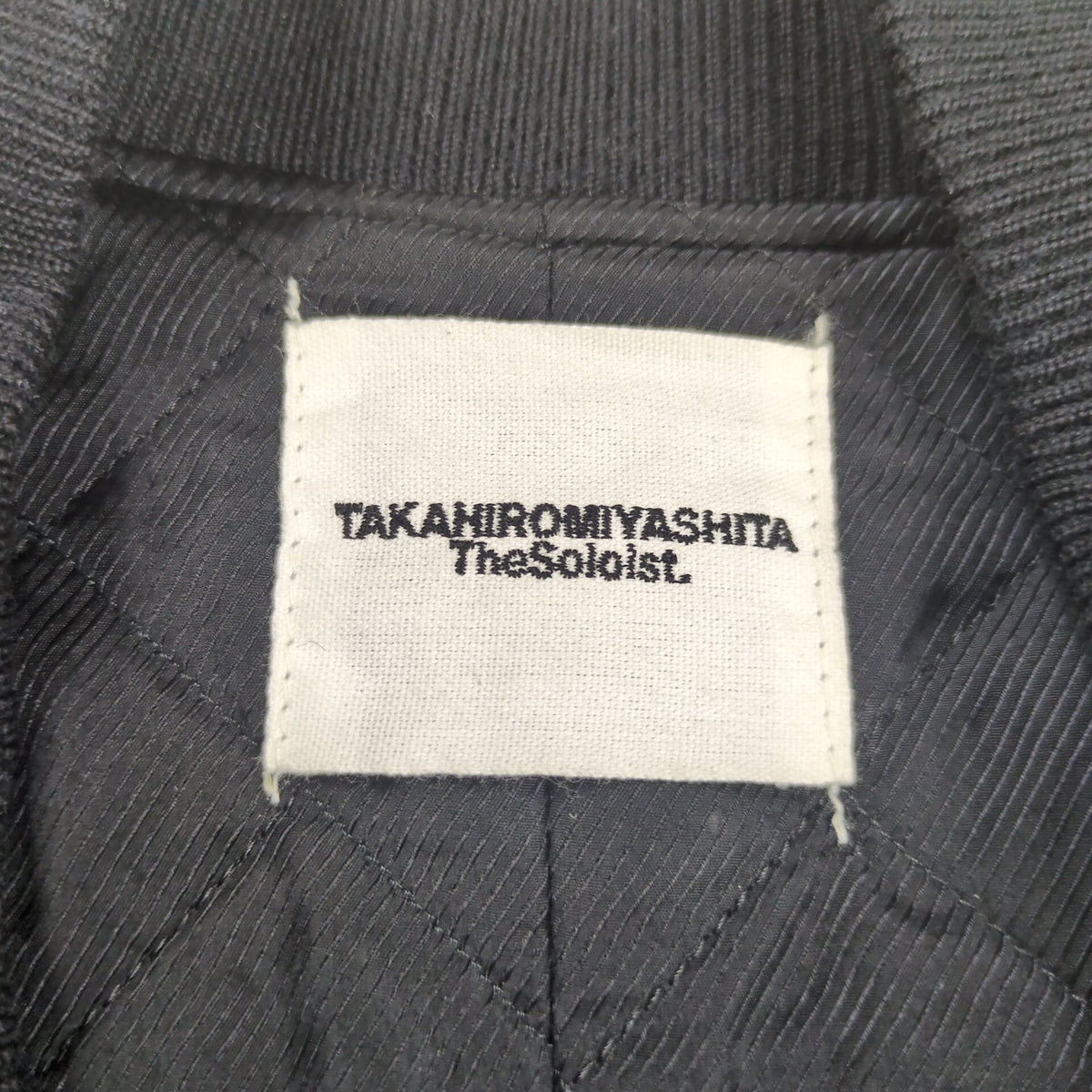 Takahiromiyashita The Soloist. Leather Bomber Jacket Size 52