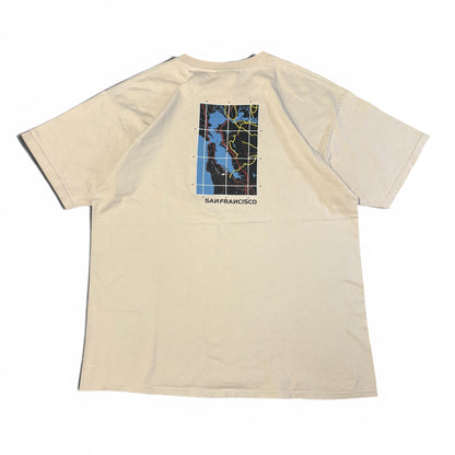 Vintage 00s Recon Barbed Wire Soldier Print Tee Size XL
