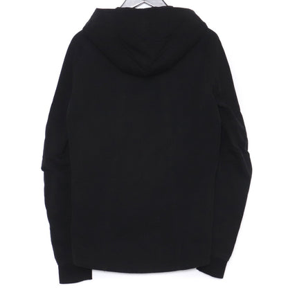 Devoa Black Hooded Zip-Up Jacket Size 1