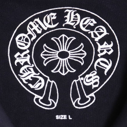 CHROME HEARTS Old CH Plus Dagger Zip Hoodie Black Size L
