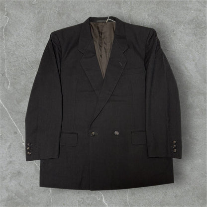 COMME des GARCONS HOMME 80s Brown Wool DB Jacket Size M