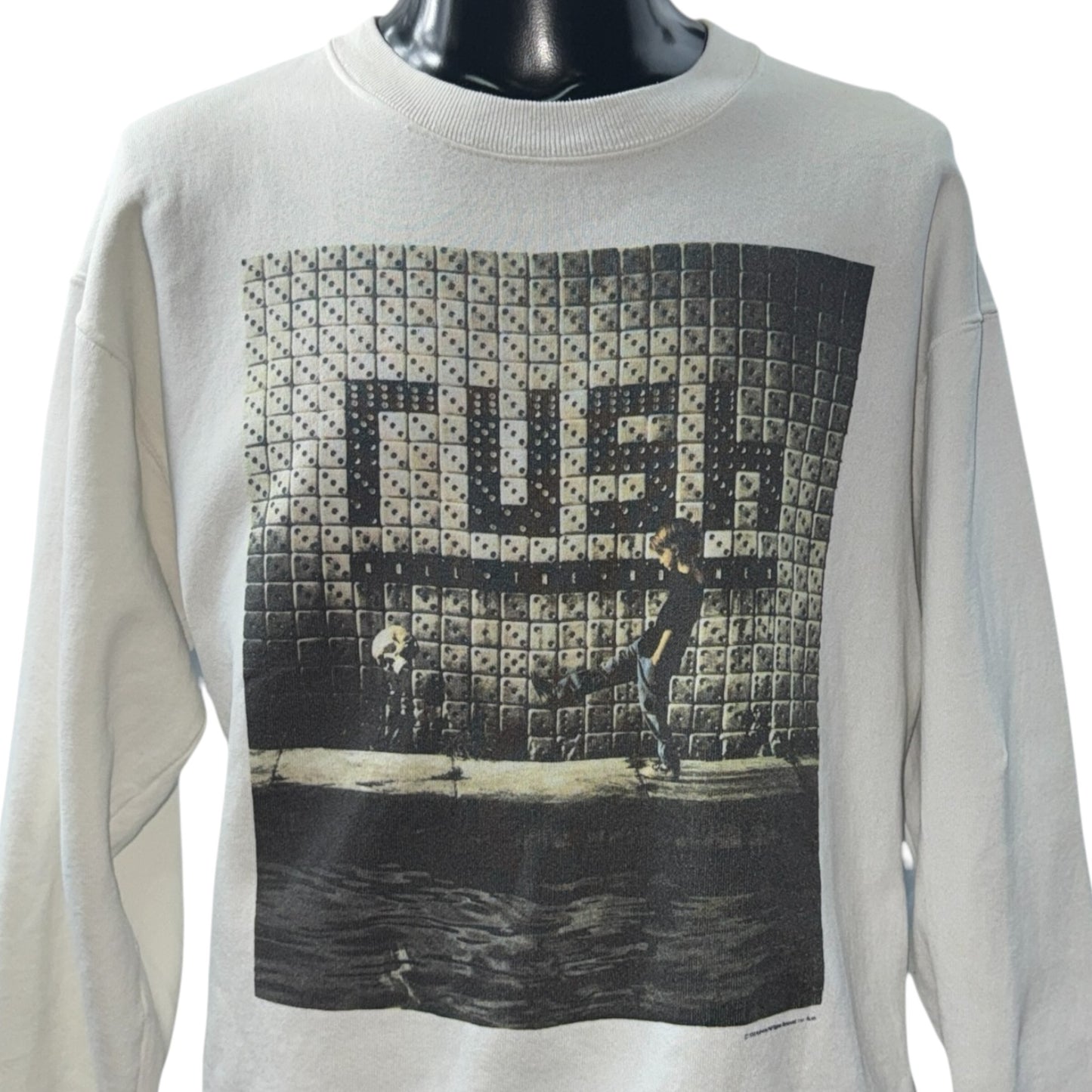RUSH 91 ROLL THE BONES -92 Sweatshirt Size XL