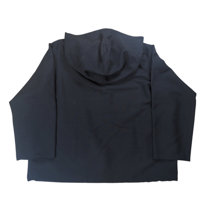Y's Summer Wool Gabardine Smock Hoodie