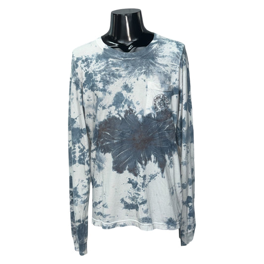 CHROME HEARTS Malibu Tie Dye Horseshoe Sleeve T-Shirt Size L