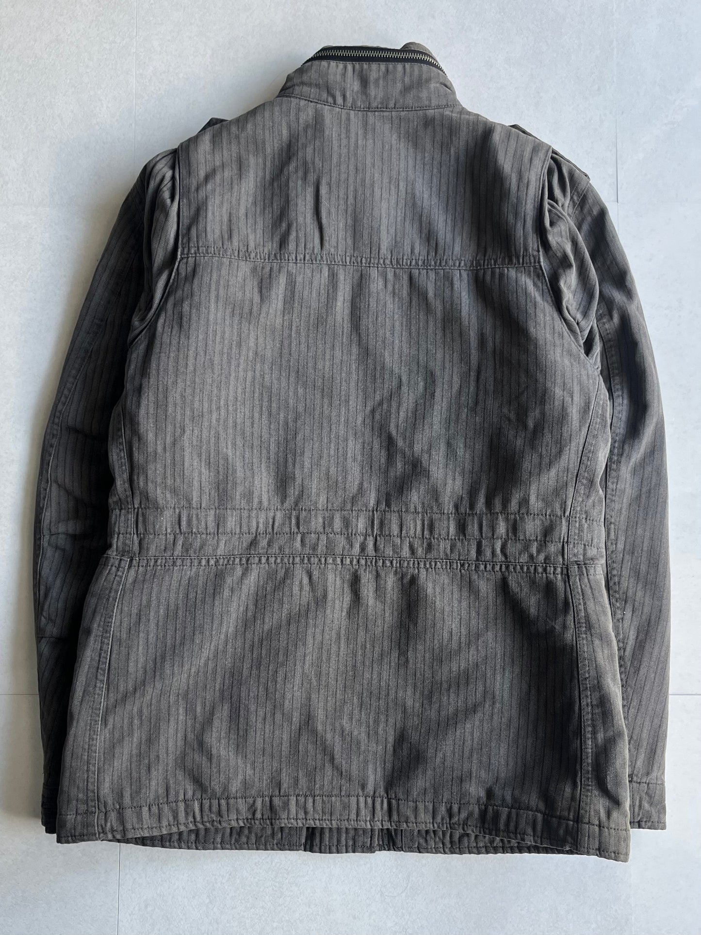 Neighborhood Work Cotton Jacket Gray Size M