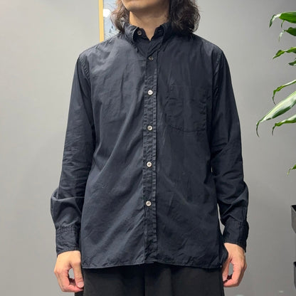 Y's for men 90s Navy Placket Front Shirt Size 2