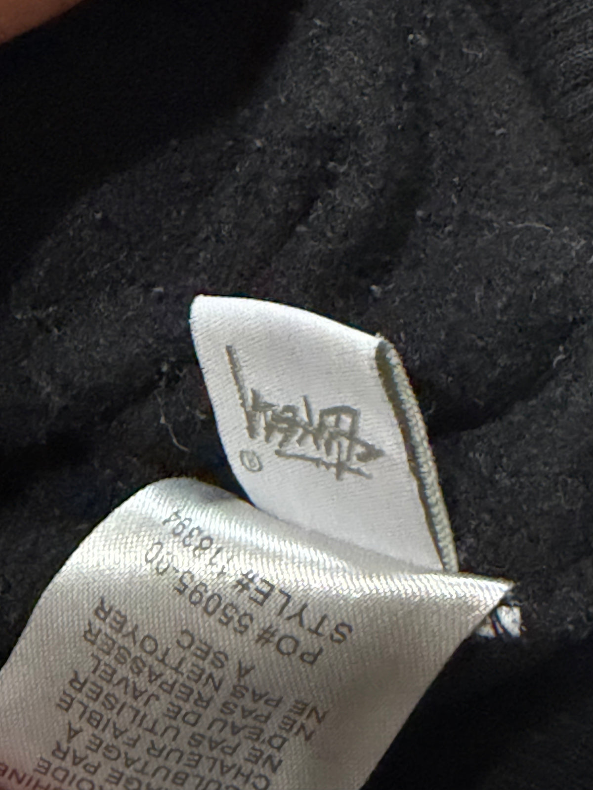 Stussy Fire Hoodie Black Size XL